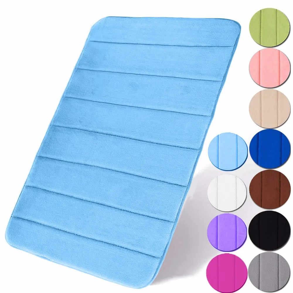 Original Memory Foam Bath Mat Large Size 40 60cm Maximum Absorbent