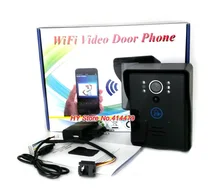 Wireless Wifi Video Doorphone Doorbell Intercom Support Recording intercom Unlock IR Motion detection