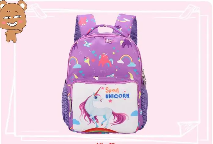 Novo bonito dos desenhos animados crianças sacos