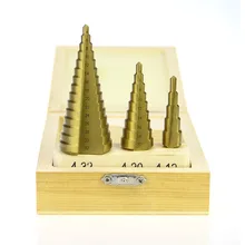 Новинка, высокое качество, HUK Pyramid, с титановым покрытием, сверло для бурения, инструмент