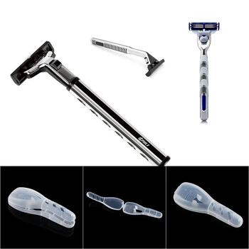 

New Shaver Holder Box Case Transparent Travel Portable Men's Razor Blades Holder Box High Quality Female Shaving Machine