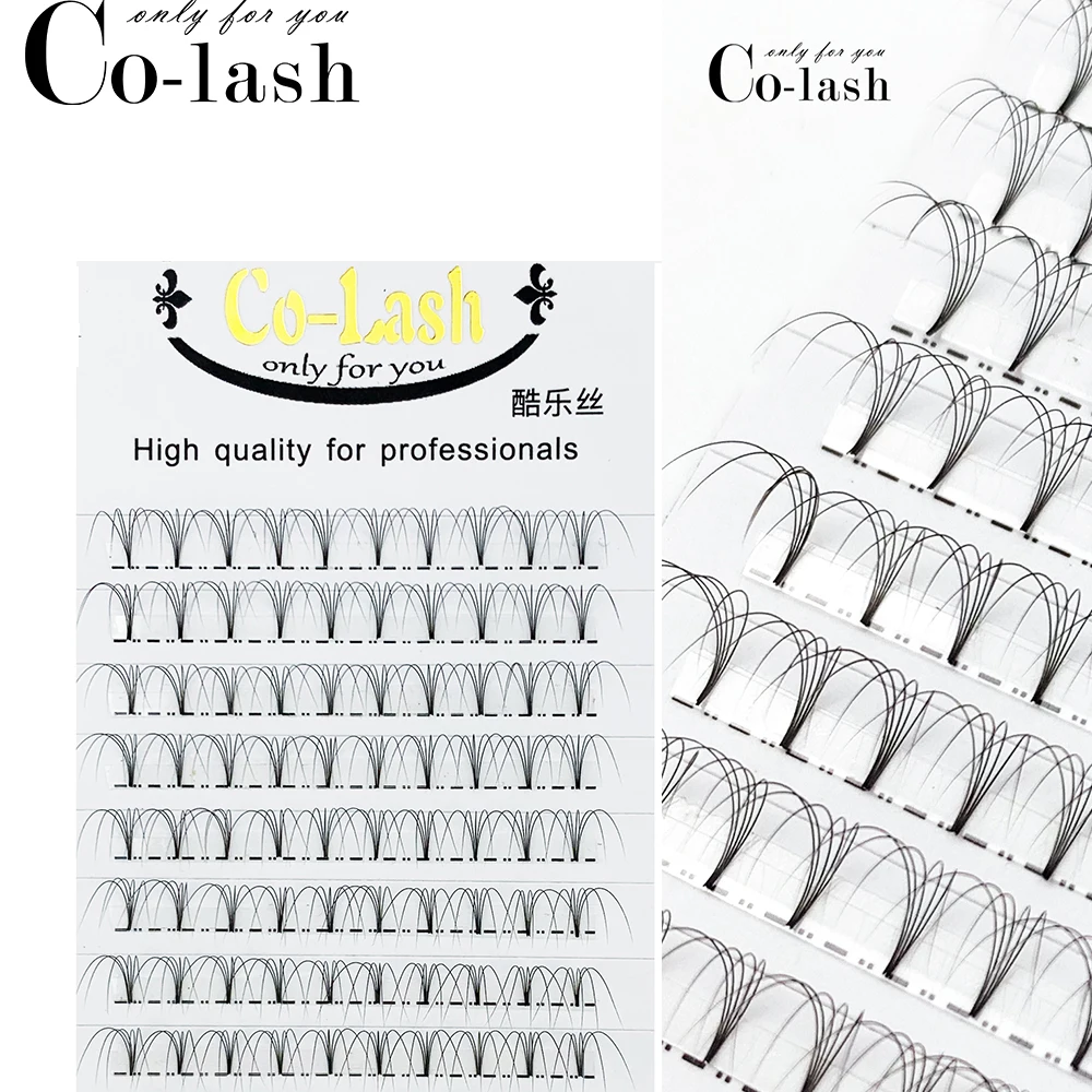 

Colash Premade Russian Volume Fans 3d/4d/5d/6d Mink Eyelashes Short Stem Lash Pre made Eyelash Extensions Supplies