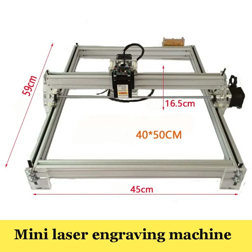 1PC   Large Area Laser Engraving Machine 5500mw DIY Laser Engraver IC Marking Printer Carving Size 40X50cm