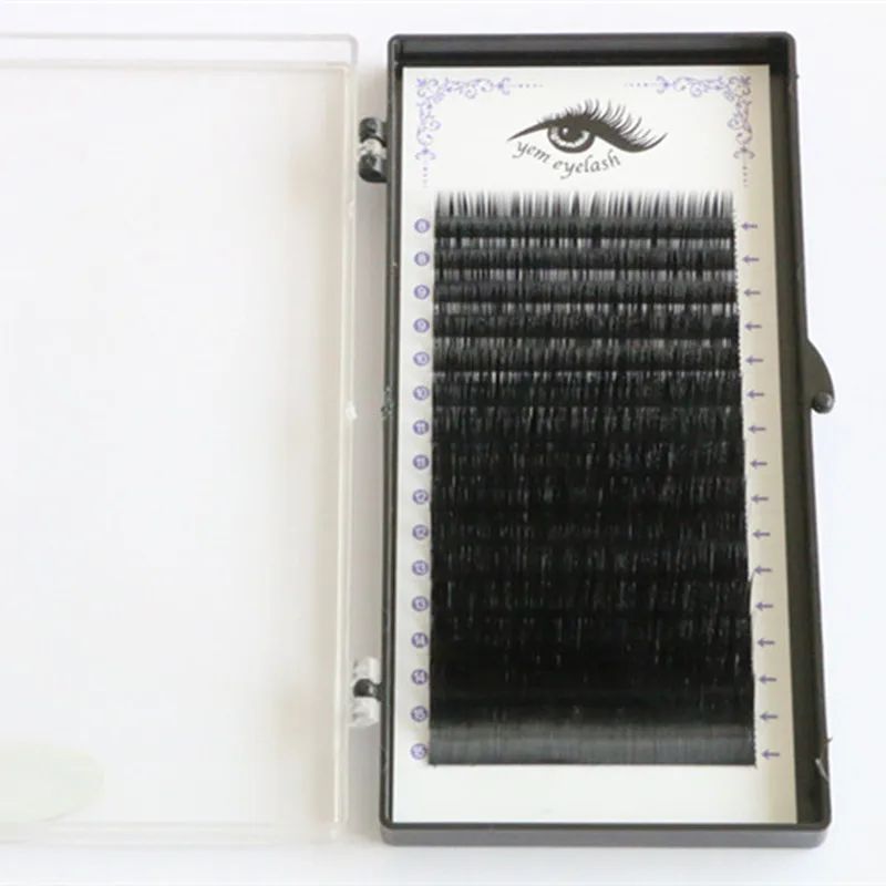 

0.25mm D,16Rows,Faux mink individual eyelash extension, volume lashes extension for professionals,soft mink eyelash extension