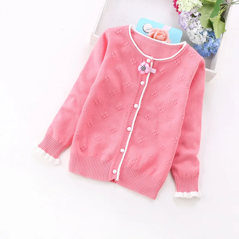 

Kids Girls Sweater Autumn Winter Fashion Toddler Clothing Cotton Fashion Knitted Cardigan Sweaters For Girl 3-12 Years Wear