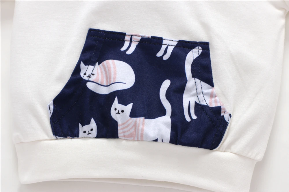 Spring Autumn Baby Boy Clothes Cat Children Clothing Set 2018 Fall Kids Outfit Sports Suit For Boys 2Pcs Hoodies Pants Tracksuit (5)