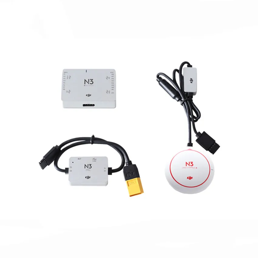 100% Оригинальный Контроллер полета DJI Naza N3 с GPS LED PMU двойной резервный