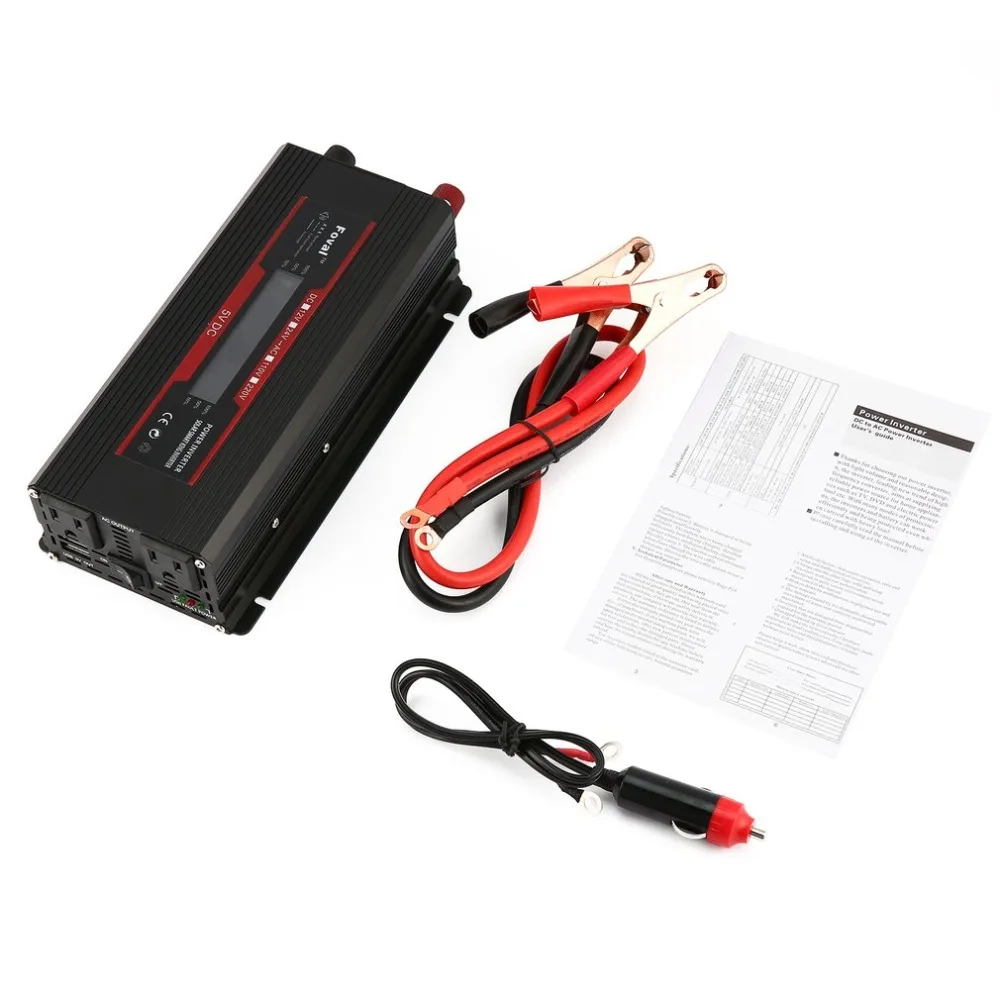 Universal Short Circuit Overload Protection Car Solar Power Inverter DC
