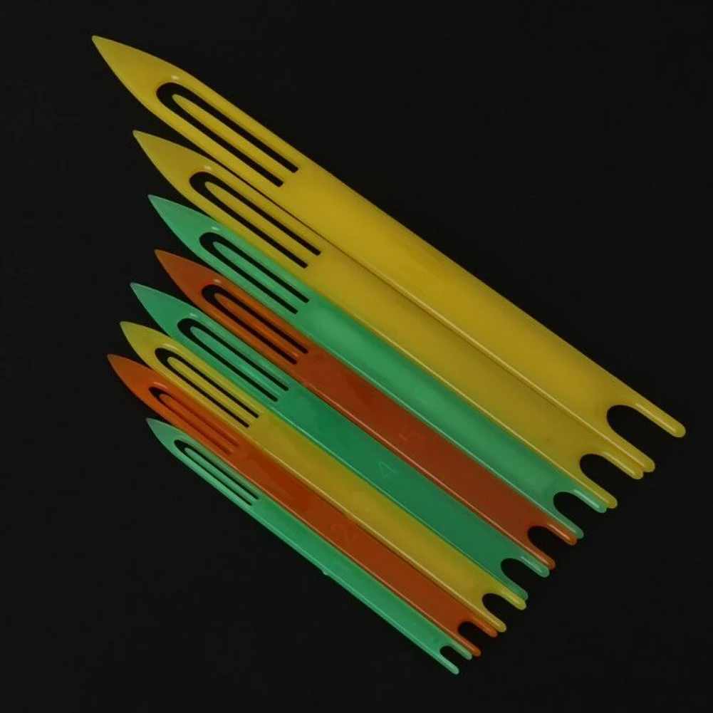 

8pcs/set Fishing Netting Needle Random Color Tools Practical Shuttles Equipment Mending Durable Rustproof Repair Net Line