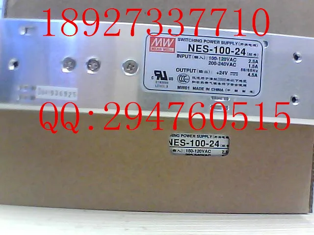 

[ZOB] 100% brand new original authentic Taiwan Ming Wei switching power supply NES-100-24 100W DC24V --5PCS/LOT