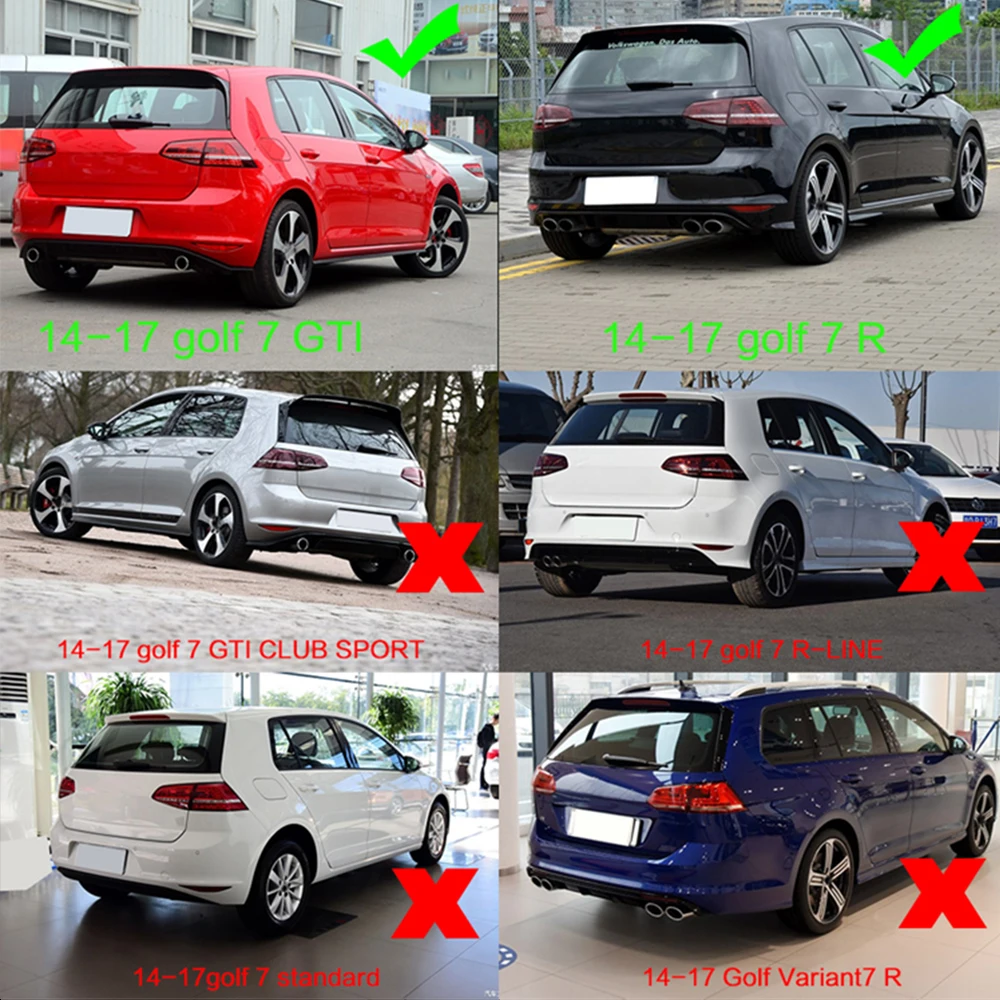 Для Volkswagen VW Golf 7 VII MK7 GTI R- задний спойлер для Golf 7 standard& R Line углеродное волокно/FRP спойлер на крыше