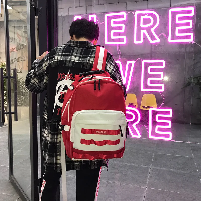 Classic Backpack for Teenage Girl Boys Mochila Feminina Women School Backpacks Men Nylon Waterproof Casual Laptop Bagpack Female (38)
