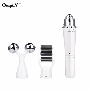 

3 in 1 Portable Electric Vibration Body Massage Roller for Lifting Face Relive Fatigue Vibrate Eye Massager Beauty Care Tool