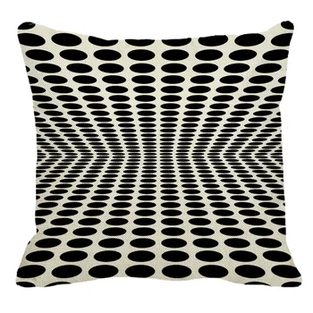 

XUNYU 45cmX45cm Geometric grid pattern New Linen Cotton Comfortable Cushion Cover Home Sofa Decoration Pillow Cover YH128