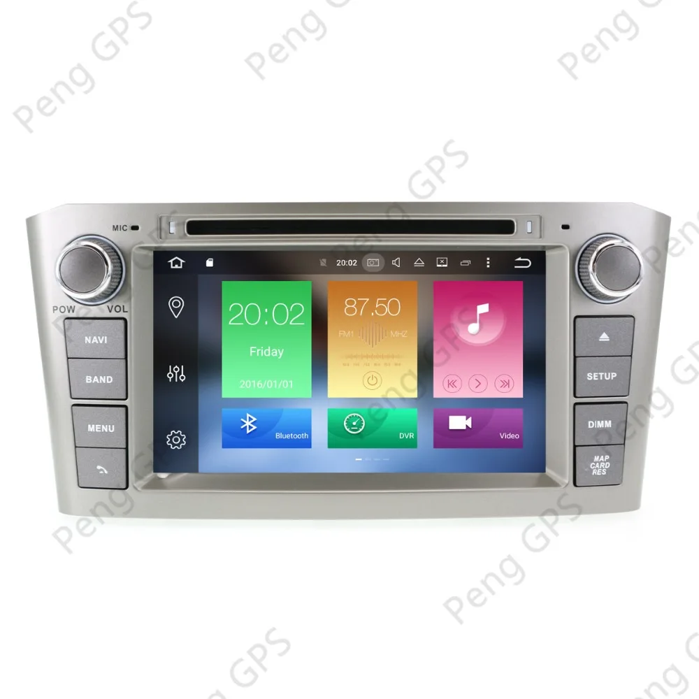 Sale Android 9.0 Car DVD player GPS Navigation Multimedia Stereo For Toyota Avensis T25 2002-2008 Bluetooth Radio Audio Headunit 10
