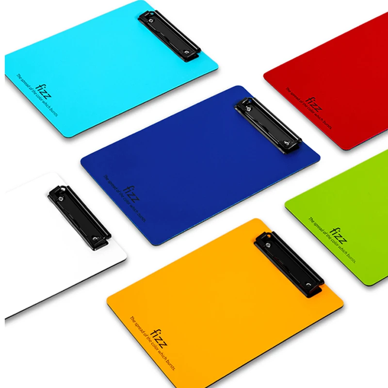 us 7 42 15 off a5 high quality plastic writing board with clip file folder writing pad file school and office supplies in clipboard from office office 15 folder