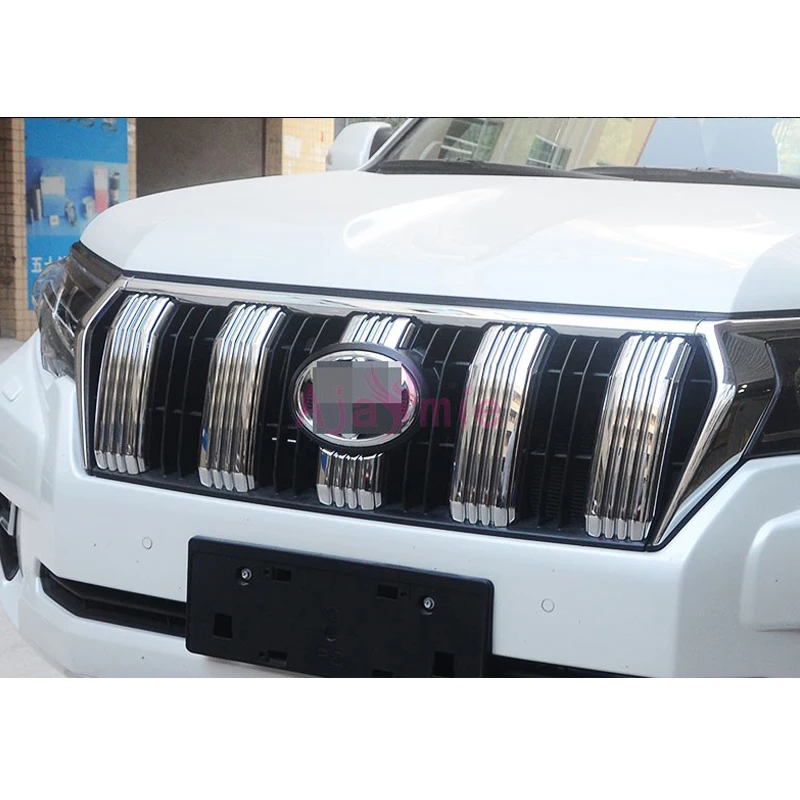 

Accessories For Toyota Land Cruiser 150 Prado LC150 FJ150 2018 Front Grille Bumper Trims Chrome Car-Styling