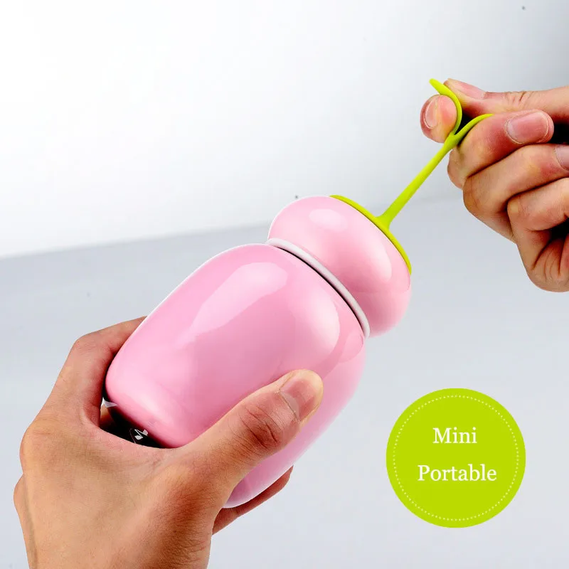 260ML Portable Mini Cute Coffee Vacuum Flasks Thermos Stainless Steel Travel Lemon Drink Water Bottle Thermoses Cups and Mugs4