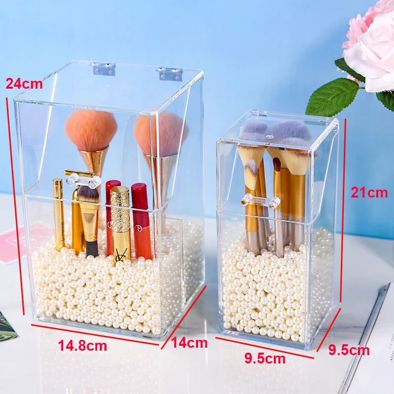 

Acrylic Makeup Brushes Organizer Storage Containers Casket For Decorations Acrylic Makeup Organizer Safe Storage Container