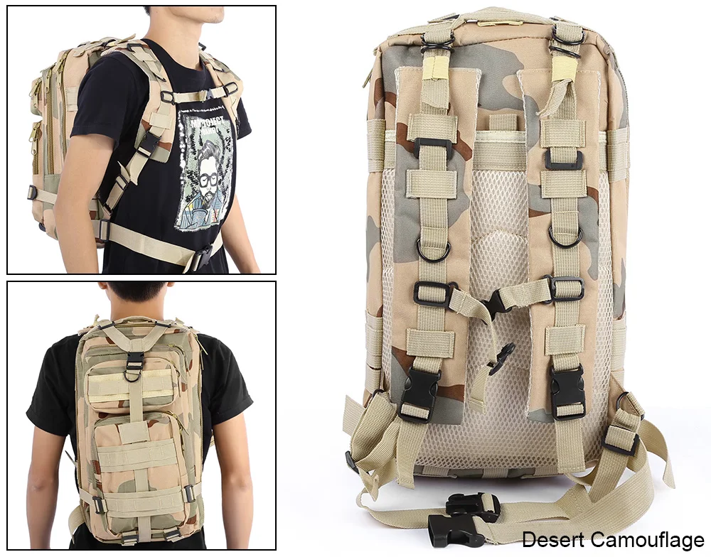  3P Tactical Backpack Military Backpack 600D Oxford Sport Bag 30L for Camping Climbing Bag Traveling Hiking fishing Bags Hot sale