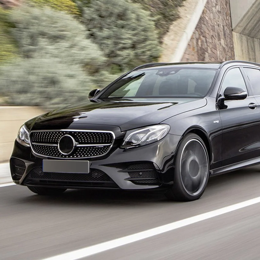 Для Mercedes Benz E Class W213- E43 E53 AMG автомобильный внешний кузов боковой передний бампер Накладка для губ наклейки автомобильные аксессуары