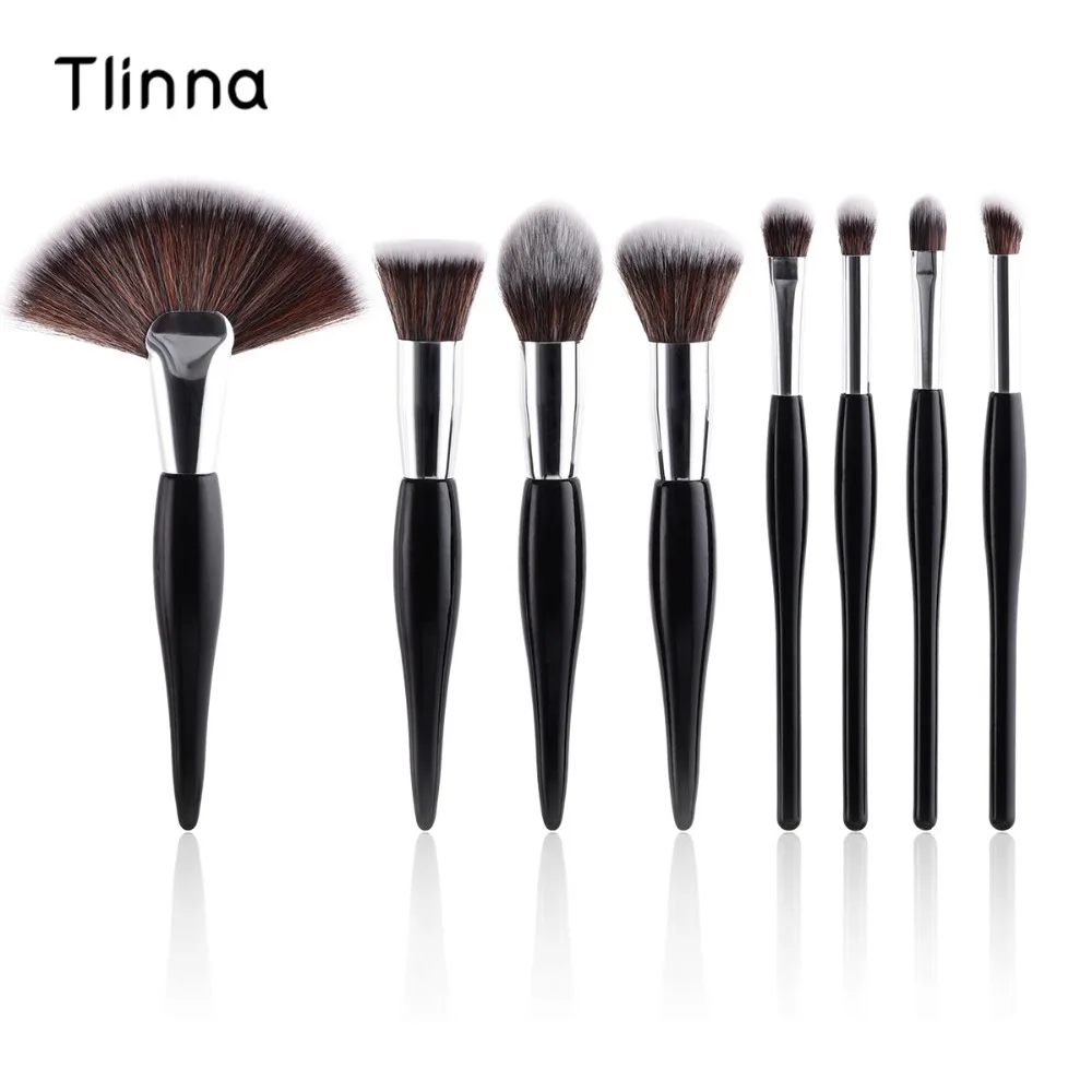 8pcs Professional Makeup Brushes Set High Quality Sector Make Up