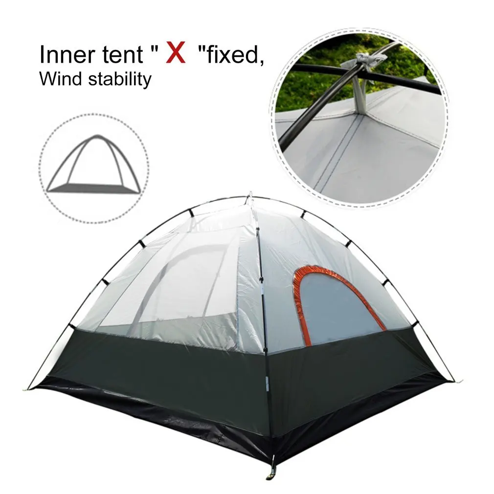 3-4 человека ветрозащитная палатка двухслойная Водонепроницаемая всплывающая открытая анти-УФ туристические палатки для походов на пляж путешествия Tienda