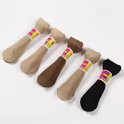 Тонкие дышащие невидимые носки Для женщин Повседневное мягкий стрейч женские одноцветные носки не оставляет запаха ног Для женщин носки