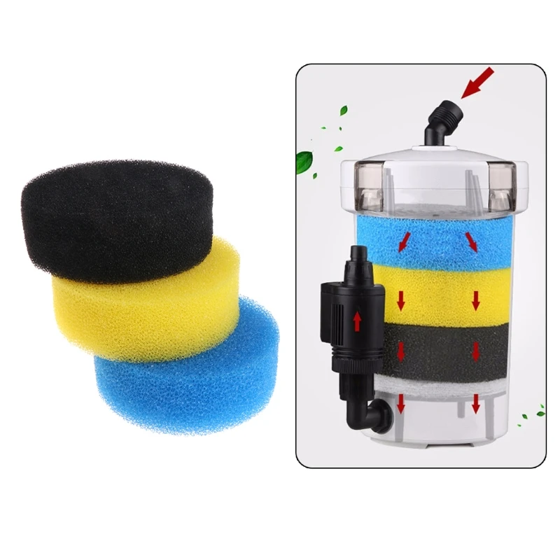 

Aquarium Filter Sponge Three Color Soft Useful Seal Accessories Fish Tank Tackle HW-602/HW-602B/HW-603/603B