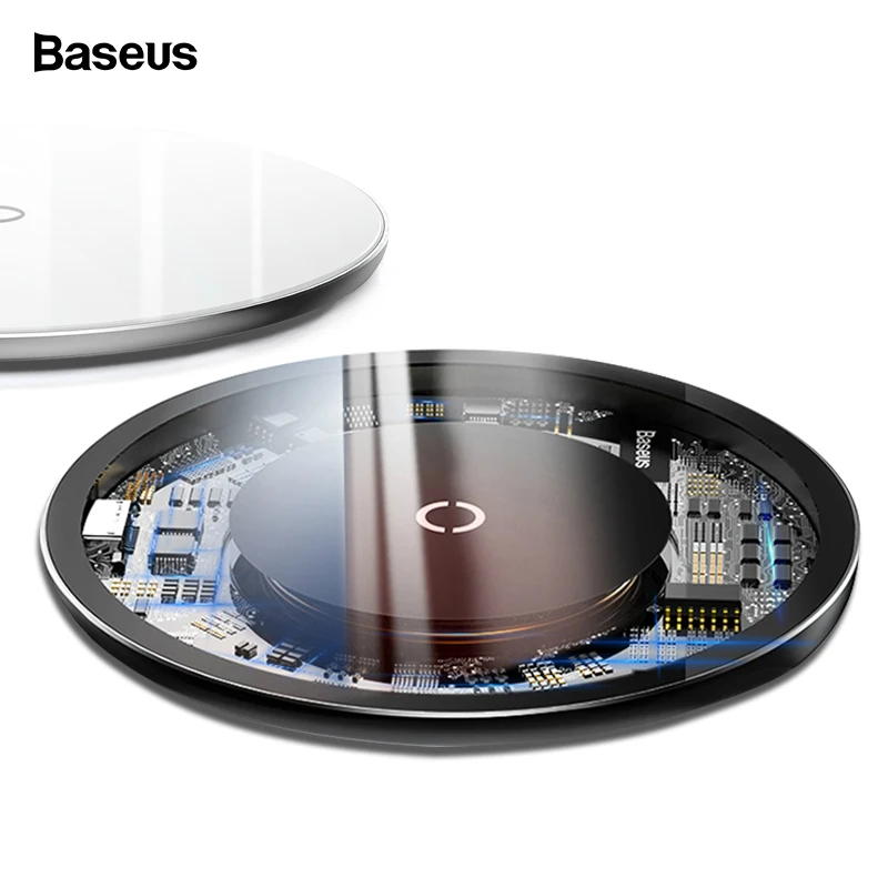 Baseus 10W Qi Wireless Charger For iPhone X Xs Max Glass Fast Wirless Wireless Charging Pad For Samsung S10 S9 Xiaomi Mi 9 MIX 3 Baseus 10W Qi Wireless Charger For iPhone X Xs Max Glass Fast Wirless Wireless Charging Pad For Samsung S10 S9 Xiaomi Mi 9 MIX 3