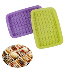 Shebaking DIY Silicone Waffle Mold Maker Pan Non-stick Waffles Cake Chocolate Baking Mould Kitchen Accessories Bakeware