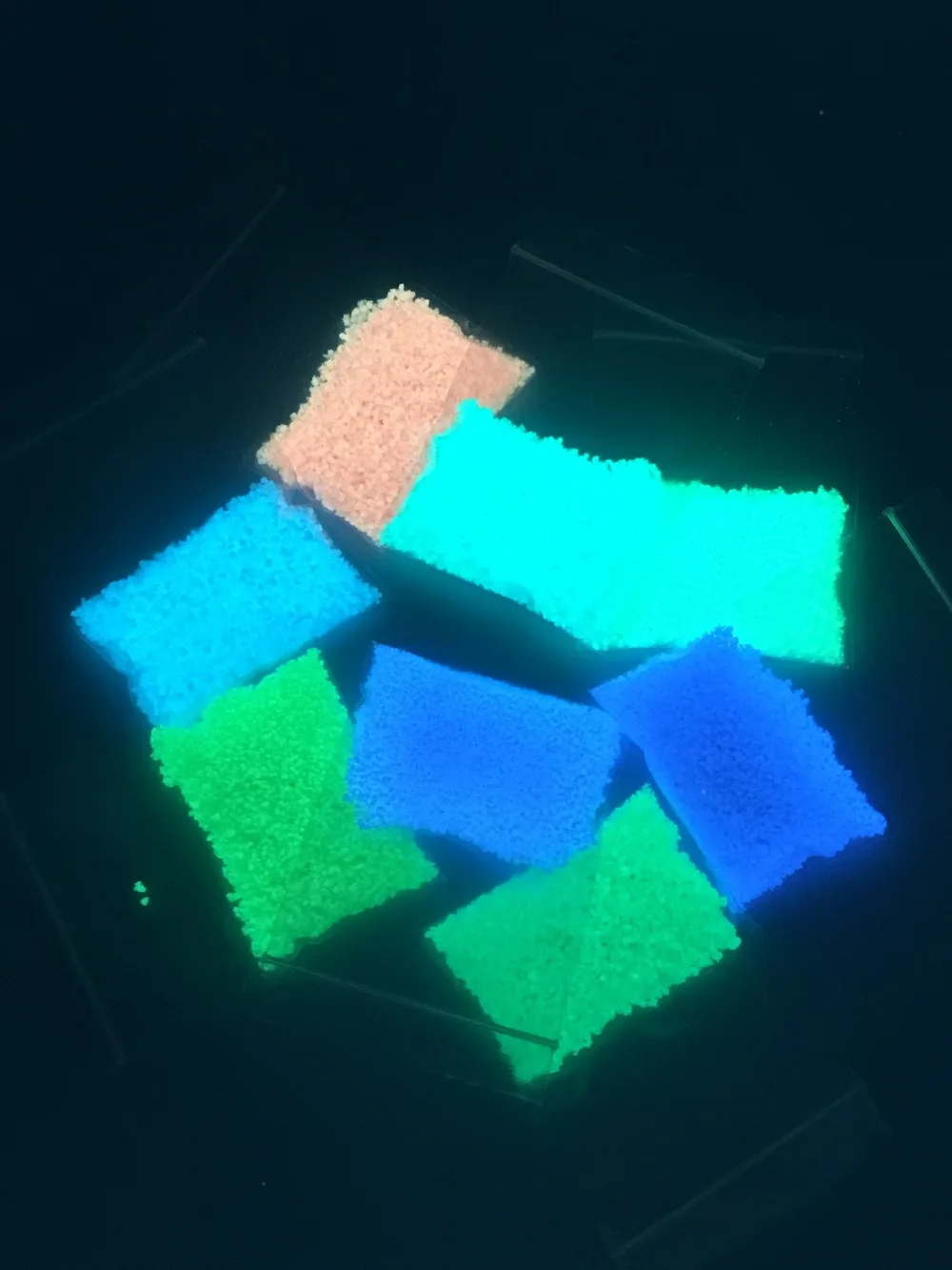 50g DIY Nail Glitter Powder Graffiti Paint Luminous
