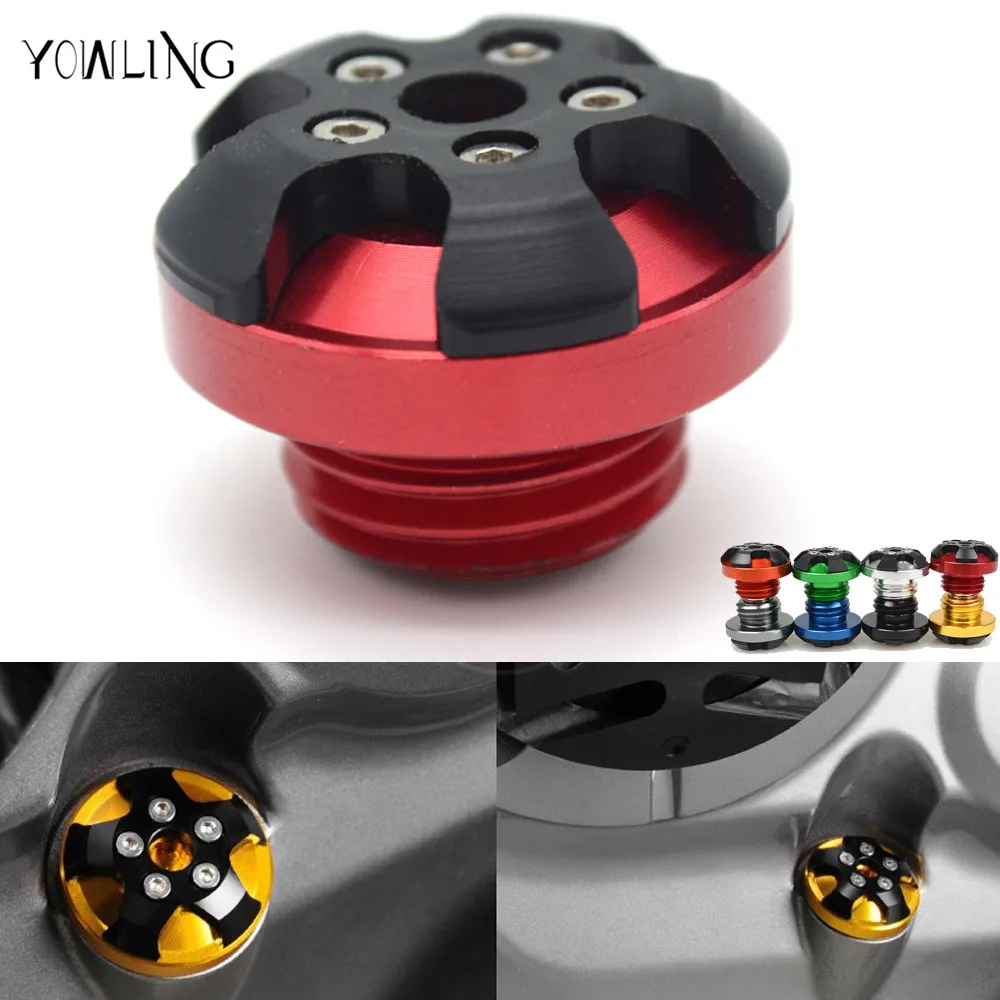 

M20*2.5 CNC Motorcycle Engine Oil Filler Cover Screw Plug Cap Bolt For TRIUMPH TIGER 800/TIGER WXPLORER STREET TRIPLER 675/675