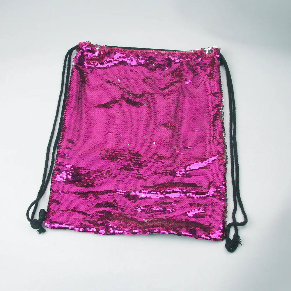 Сумки на плечо для девочек Женский рюкзак для путешествий из полиэстера новая русалка блестки спортивная сумка рюкзак на шнурке