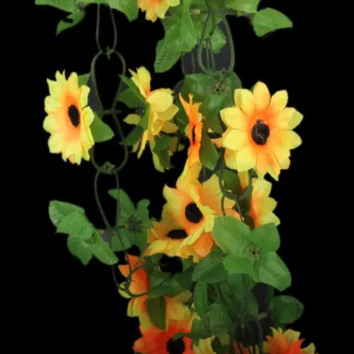 Artificial sunflower garland flower vine for Home Wedding Garden Decoration Artificial sunflower garland flower vine for Home Wedding Garden Decoration