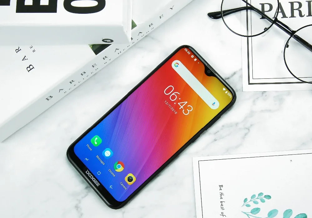 DOOGEE Y8 Android 9,0 смартфон 6,1 дюймов FHD 19:9 MTK6739 четырехъядерный 3 Гб 16 Гб 8MP+ 8MP 3400 мАч 4G LTE мобильный телефон