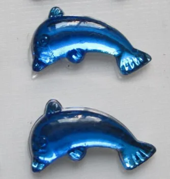 

13*8mm 60pcs/sheet Blue Dolphin self-adhesive stickers for Scrapbooking Stickers Diary mobile stickers wholesale Free Shipping