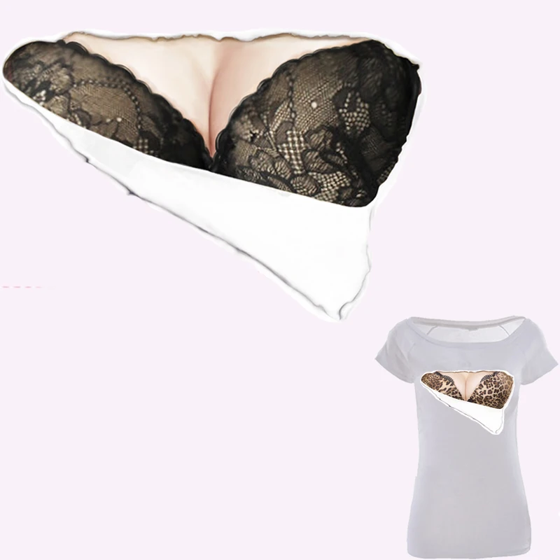 

2016 Fashion Iron On Patche 100% Returning Rate Lady Bigger Breasts A-level Washable Patches For Clothing T-shirt Heat Transfer
