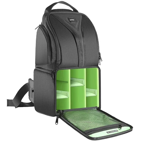 Neewer сумка для камеры 24,9x20x42,9 см рюкзак на плечо Прочный Водонепроницаемый черный для Nikon Canon Pentax sony Olympus DSLR - Цвет: Green