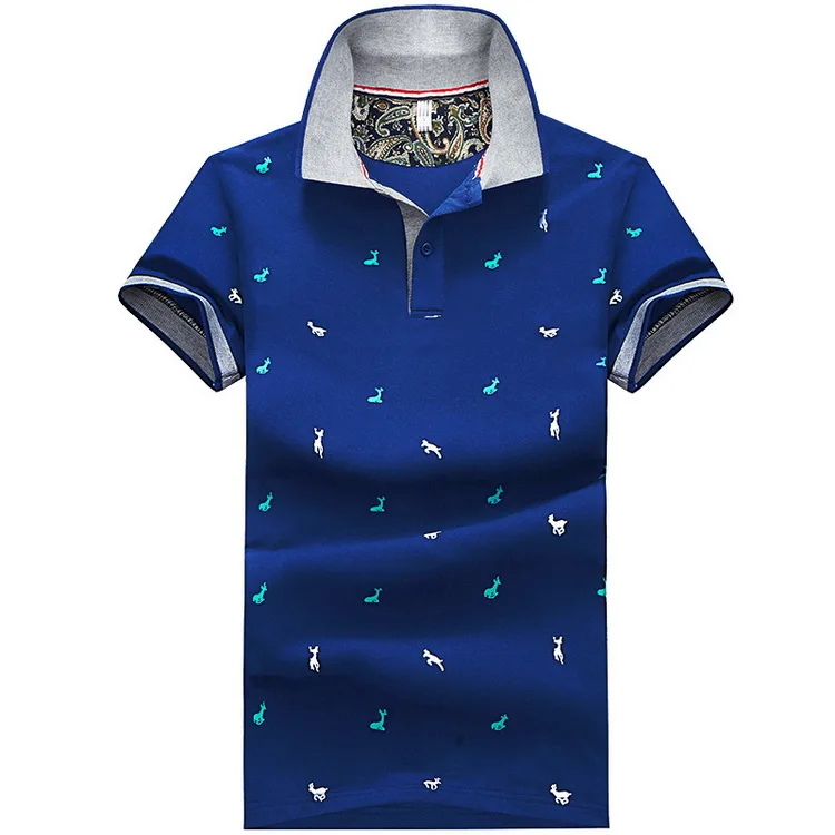 Новая модная мужская рубашка поло с коротким рукавом, повседневные деловые рубашки поло для мужчин, высококачественная одежда размера плюс M-4XL, рубашки поло, GA252