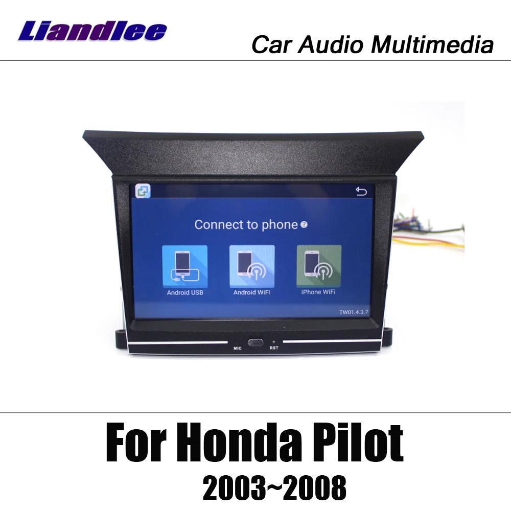 Liandlee Android для Honda Pilot 2003~ 2008 автомобильный стерео экран Видеокамера BT Carplay карта gps Navi навигация Мультимедиа