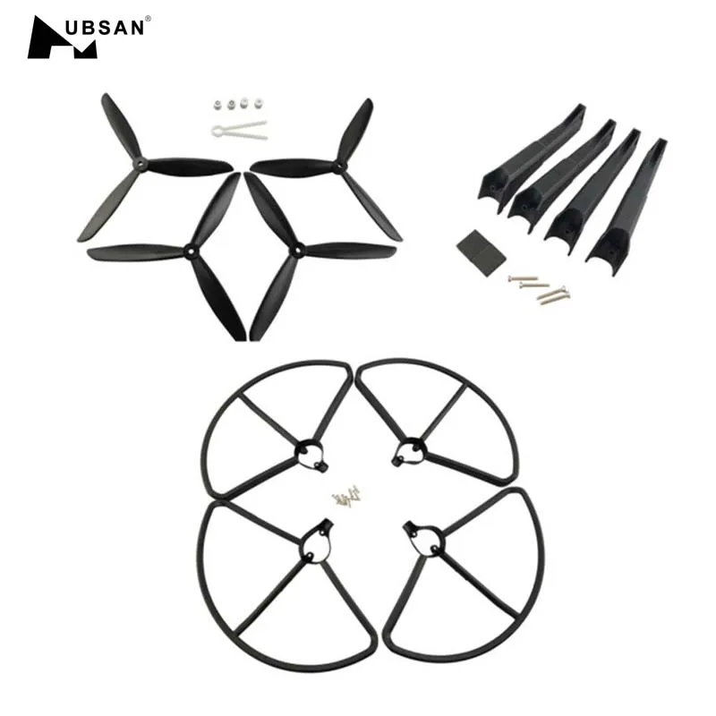 

Hubsan H501S RC Drone Quadcopter Spare Part Replacement Accessories Propellers Protection Cover & Landing Gear Set