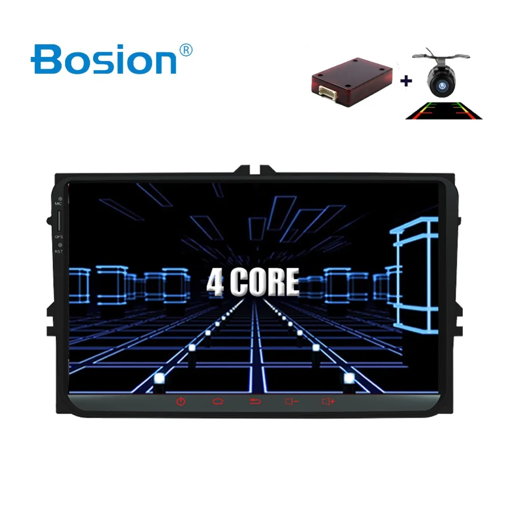 Автомагнитола 2DIN на Android 10 1024 Х600 9 дюймов для GOLF 6 new polo Bora B6 PASSAT SKODA GPS карта BT Wi Fi