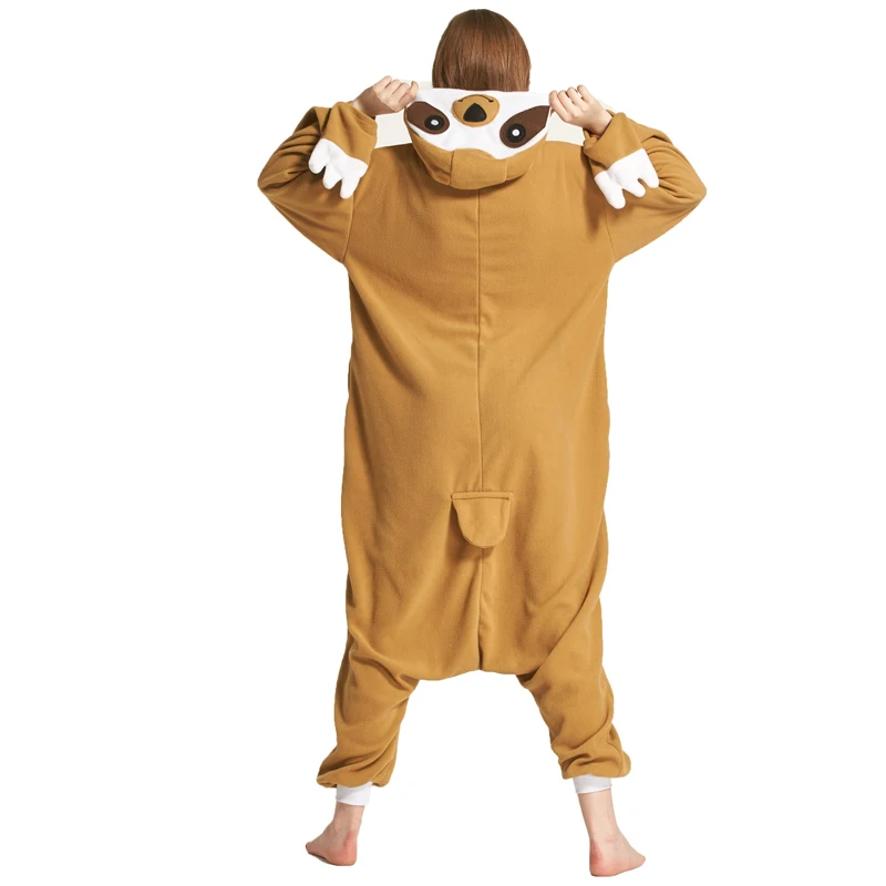 Кигуруми для взрослых Комбинезоны пижамы костюм Косплэй маска ленивого пижамная одежда с принтом Комбинезон для сна комбинезоны карнавальный Вечерние