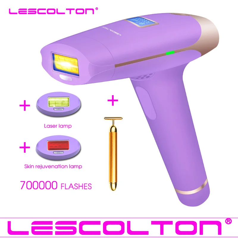 

700000 pulses Lescolton IPL 3 in 1 depilador a Laser Hair Removal Machine Permanent Bikini Trimmer Electric Lazer Epilasyon
