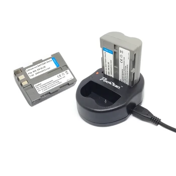 

2x EN-EL3e EN EL3E Batteries +Poosue Oval Dual Charger for Nikon D50 D70 D80 D90 D100 D200 D300 D700