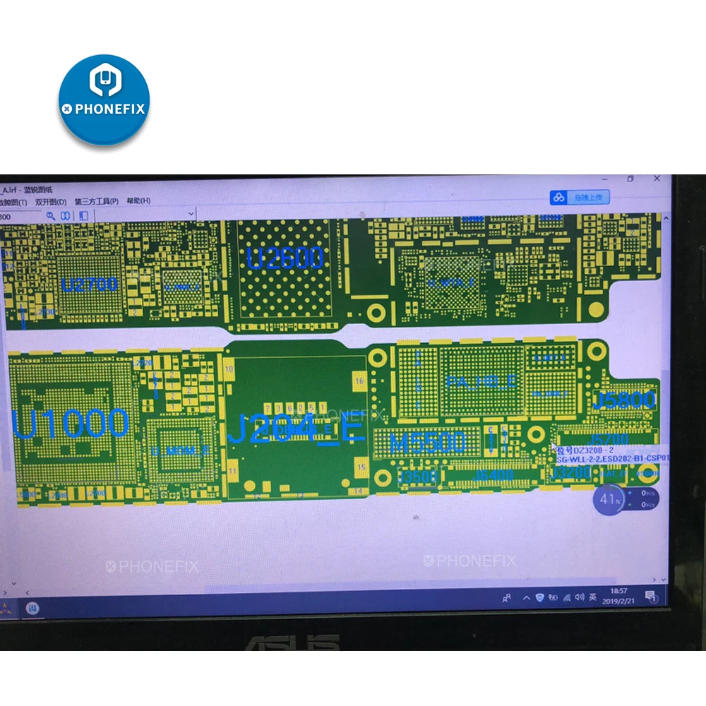 PHONEFIX DZ3200 DZ3300 емкость триода DZ3201 IC зарядный диод для ремонта материнской платы IPhone