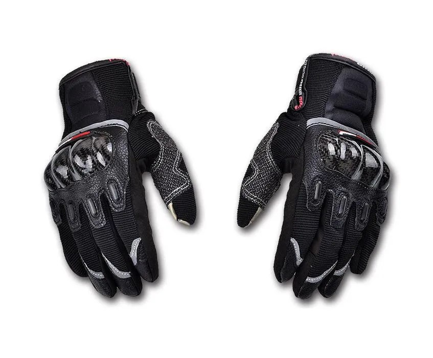 Новые перчатки для мотоцикла с сенсорным экраном Motos Motocross Luvas Moto Motocicleta углеродная защита M L XL XXL
