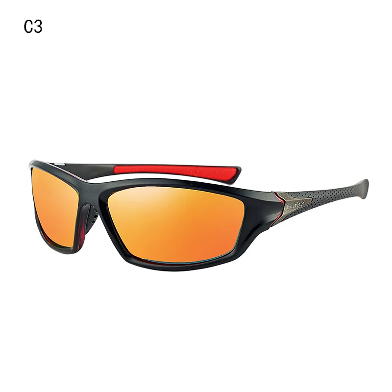 Новинка, роскошные поляризованные солнцезащитные очки, мужские очки для вождения, мужские солнцезащитные очки, Ретро стиль, для вождения, Классические солнцезащитные очки, мужские очки - Цвет линз: C3