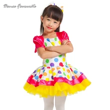 Новое поступление! Балетная пачка с маленьким верхом, Высококачественная детская балетная пачка, костюм для танцев выступлений